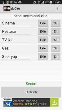Karar yardımcısı - deCite screenshot 2