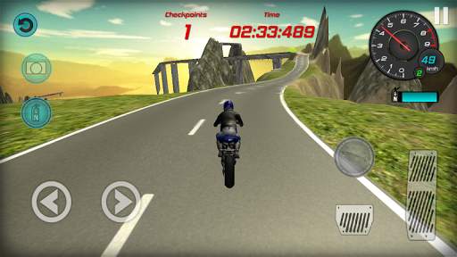 Moto Rider Hill Stunts screenshot 3