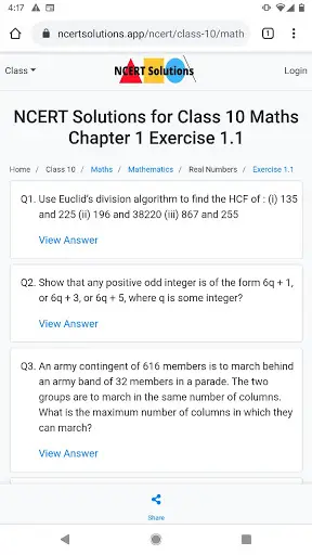 NCERT Solutions App 5 تصوير الشاشة