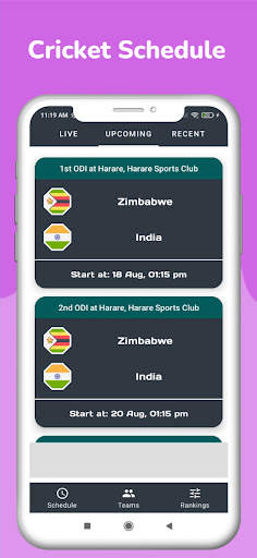 U19 World cup 2024 Live score screenshot 10