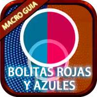 Macro De Bolas Rojas Y Azules logo