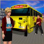 High School Bus Simulator: City Bus Driving icon