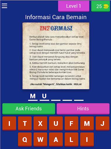 Game Biologi Pemula screenshot 8