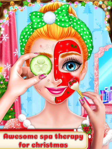 Christmas Girl Makeover Game -Christmas Girl Games screenshot 1