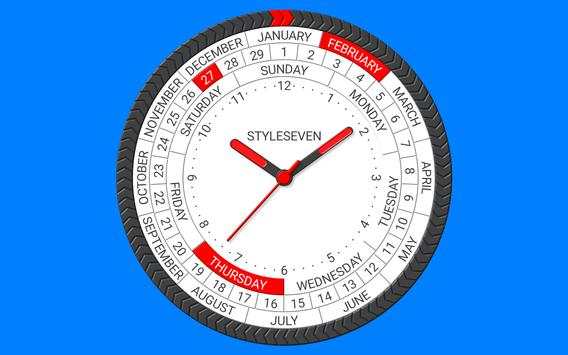 Advanced Analog Clock-7 स्क्रीनशॉट 6