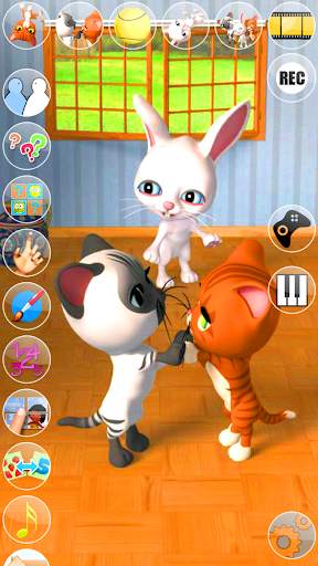 Talking 3 Friends Cats & Bunny screenshot 1
