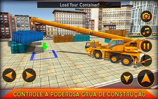 Pesado Grua Simulador Jogos screenshot 1