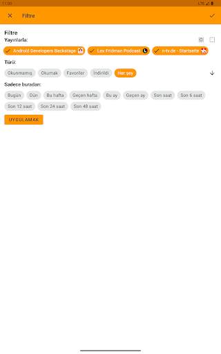 Çevrimdışı RSS Okuyucu screenshot 6