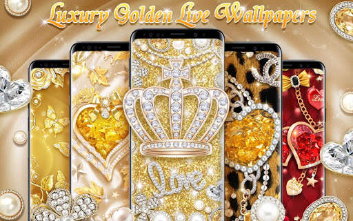 Luxury Golden Live Wallpaper screenshot 4