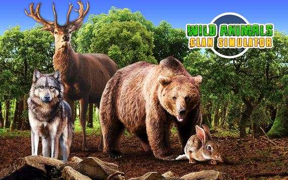 Wild Animals Clan Simulator 3D screenshot 1