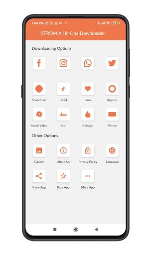 STROM -All in one downloader screenshot 2
