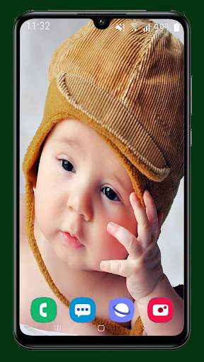 Cute Baby Wallpaper Best HD screenshot 1