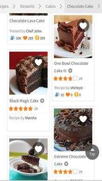 Cake recipes screenshot 2
