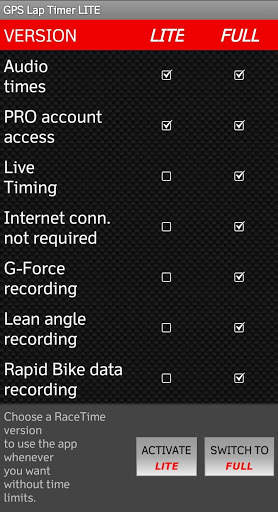RaceTime - GPS Cronómetro LITE screenshot 4