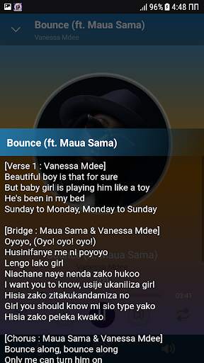 Vanessa Mdee offline songs screenshot 1
