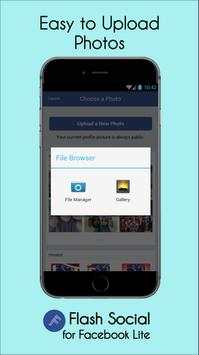 FlashSocial for Facebook Lite screenshot 6