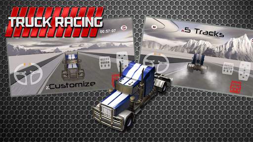 3D Highway Truck Race Game screenshot 2