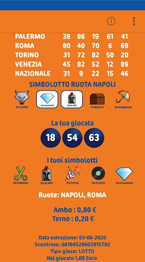 Verifica Lotto - Verifica vincite Lotto screenshot 6