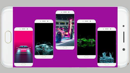 Neon Car Wallpaper screenshot 2