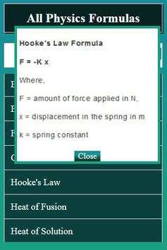 Physics Formulas screenshot 6
