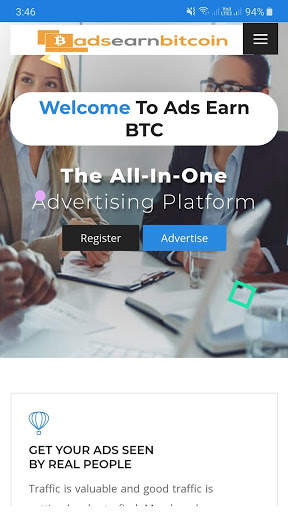 Ads Earn Bitcoin - All-In-One Advertising Platform स्क्रीनशॉट 2