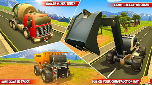 Construction Excavator Games 5 تصوير الشاشة