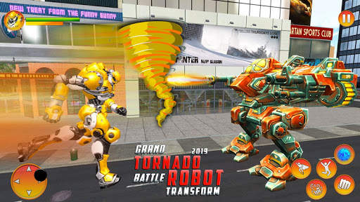 US Robot Car Transform 3D : Grand Tornado Robot screenshot 2