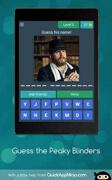 Guess the Peaky Blinders screenshot 11