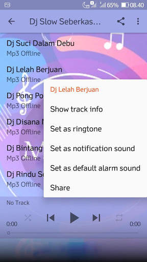 Dj Slow Seberkas Sinar Offline 3 تصوير الشاشة