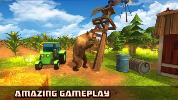 Angry bear Simulator 3D स्क्रीनशॉट 3