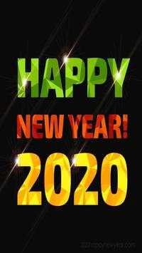 Happy New Year Wallpaper 2020 5 تصوير الشاشة