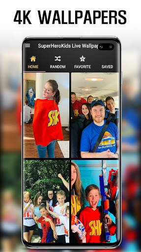 SuperHeroKids Live Wallpaper HD 4K screenshot 2