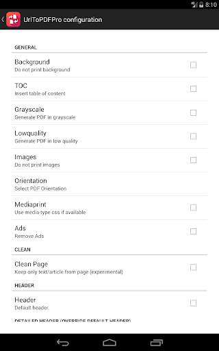 UrlToPDF screenshot 2