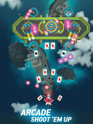 Sky Wings:Pixel-Kampfschiff 3D screenshot 13