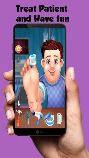 Little Doctor Game 2 (Foot care) screenshot 7