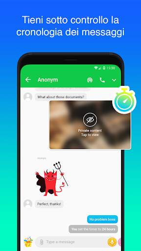 Mint Messenger - Chat And Sms screenshot 7
