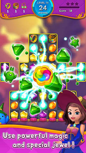 Jewel Witch - Match 3 Game screenshot 6