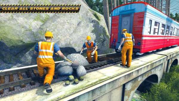 Indian Train Track Construction screenshot 7