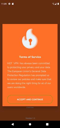 Hot VPN screenshot 1