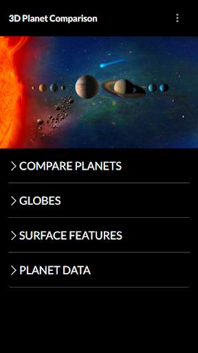 3D Planet Comparison screenshot 2