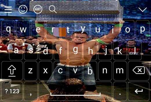 Www John Cena Keyboard HD wallpaper screenshot 6