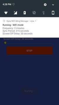 Data/Wifi Idling Manager screenshot 2