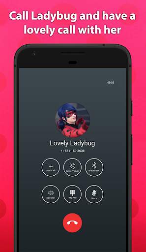 Lovely Ladybug Fake Chat And Video Call screenshot 3