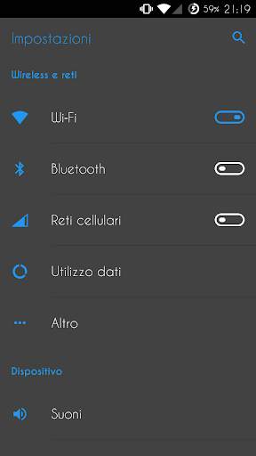 Material Blue CM Theme screenshot 4