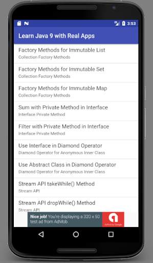 Learn Java 9 With Real Apps screenshot 1