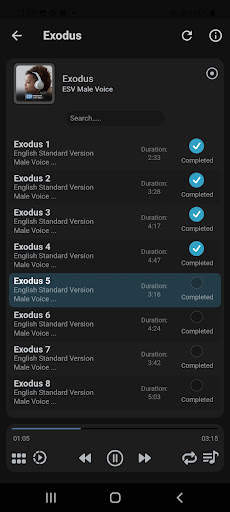 English Audio Bible: ESV screenshot 10