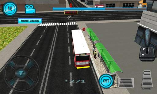 Modern 3D Sim Bus Driver screenshot 2