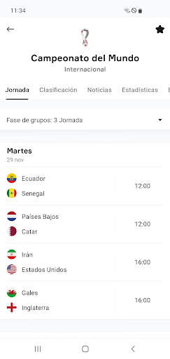 OneFootball Resultados en vivo screenshot 3