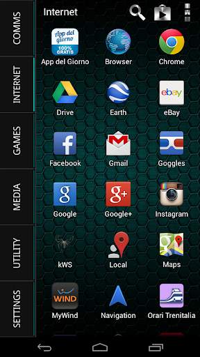 Metal Text Theme for Smart Launcher screenshot 2
