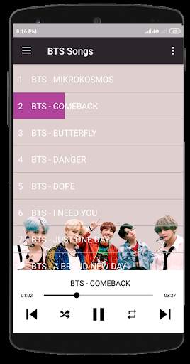 BTS Songs KPOP Offline screenshot 5